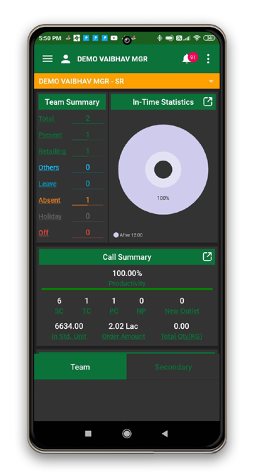 grahaak manager app screen